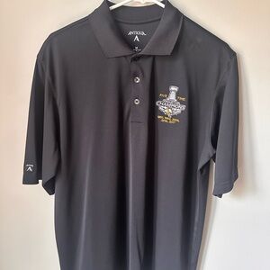 Antigua Charcoal Polo Shirt - Men's Champions Edition